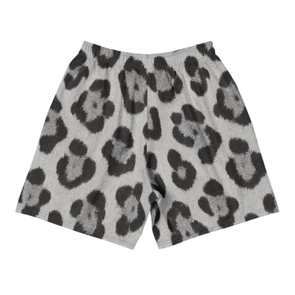 Snow Leopard Print Gym Shorts - Image 6