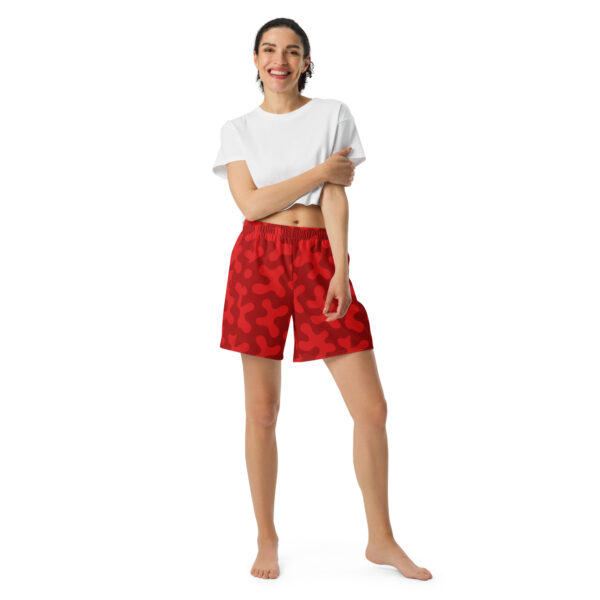 Camo Red Gym Shorts - Image 7