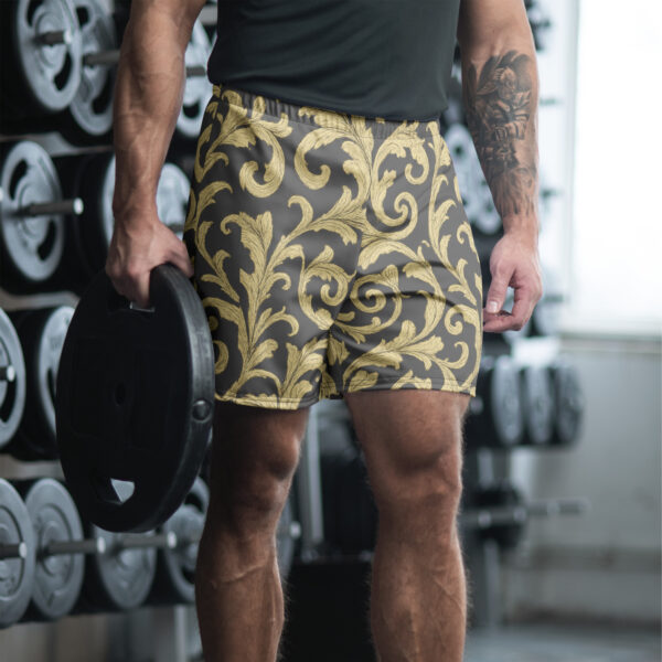 Vintage Baroque Gym Shorts - Image 2