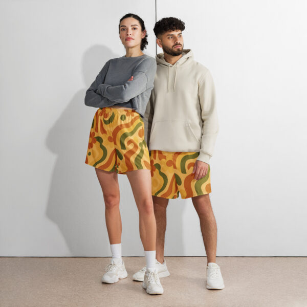 Retro Bloom Gym Shorts - Image 4