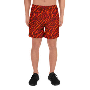 Lava Flow Red Gym Shorts