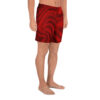 Red Blaze Waves Gym Shorts - Image 6